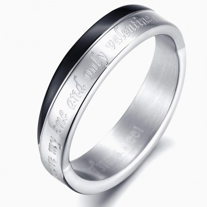 Stainless Steel Ring  *My Valentine*