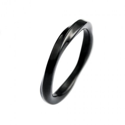 Stainless Steel Ring black PVD *G&G*