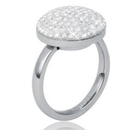 Stainless Steel Ring with Swarovski Elements *Sogni e Carezze*