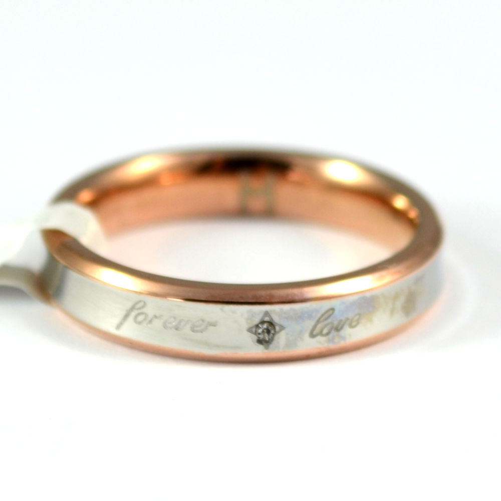 Stainless Steel Ring *Love Change Everything* 4 mm