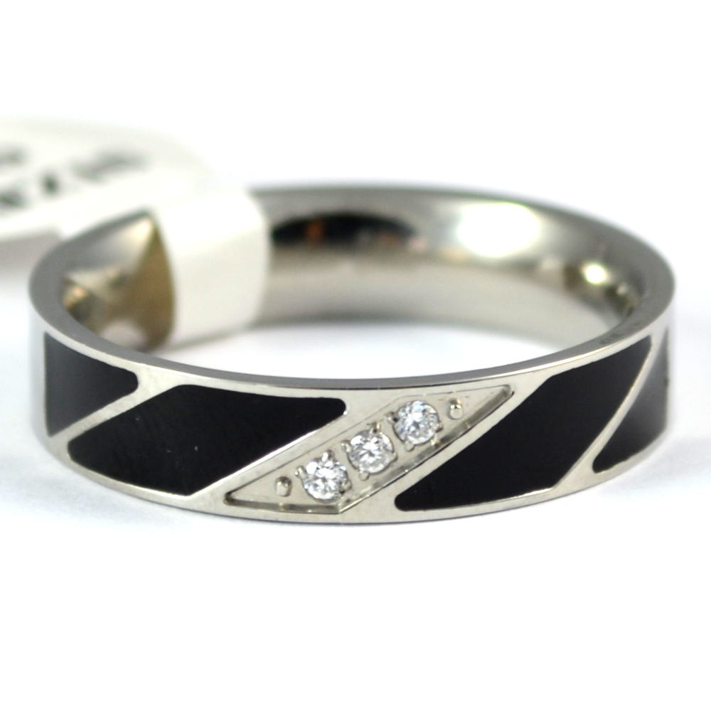 Stainless Steel Ring *Black & White*