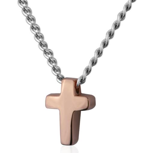 Stainless Steel Necklace with Pendant rose gold *Dono di Dio*
