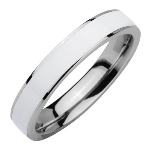 Stainless Steel Ring *Glam me* white