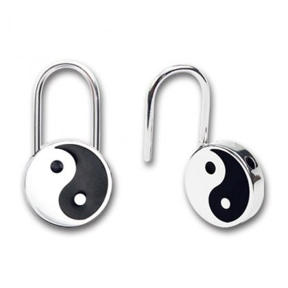 Stainless Steel Piercing Ear Ying Yang (cod.BCRC28)