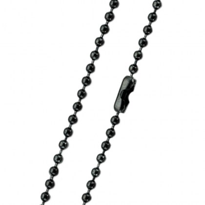 Stainless Steel Necklace black 3mm