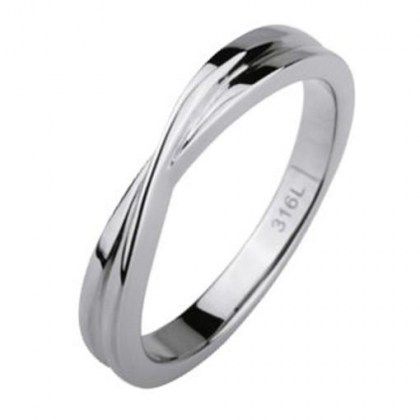 Stainless Steel Ring *Twist*