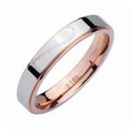 Stainless Steel Ring rosegold *The Cure*