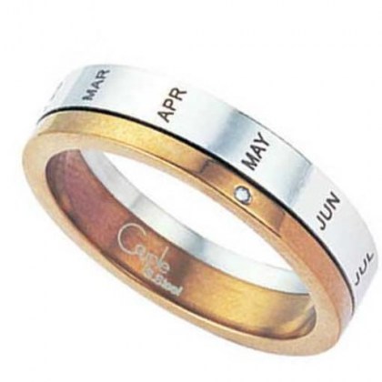 Stainless Steel Ring *Month*