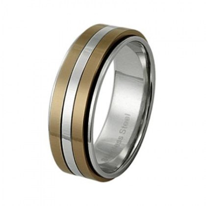 Stainless Steel Ring (cod.RSS416 SAND)